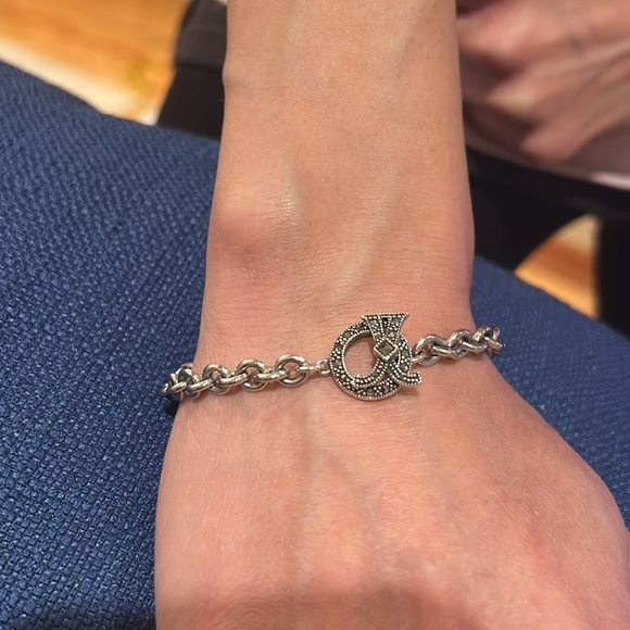 Judith Jack Marcasite Sterling Silver Bracelet - Picture 10 of 10